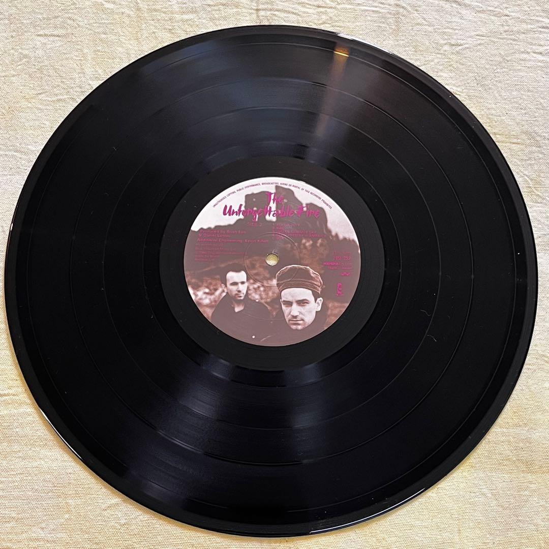 プロモ LP 帯 U2 THE UNFORGETTABLE FIRE
