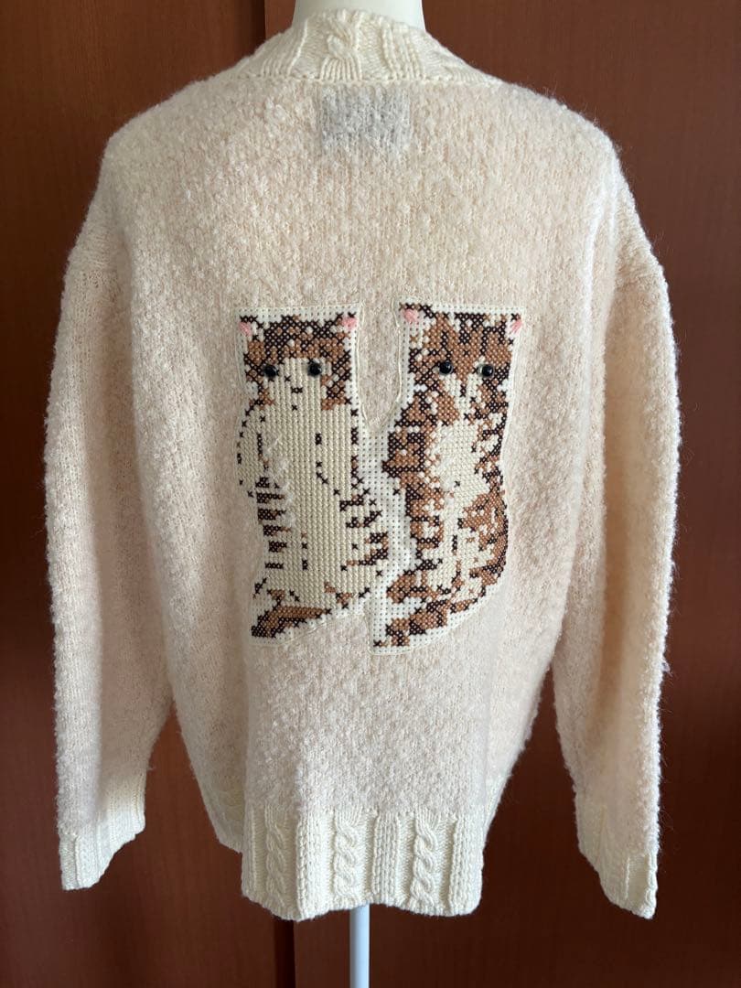 muveil 猫刺繍ガウン　ミュベール