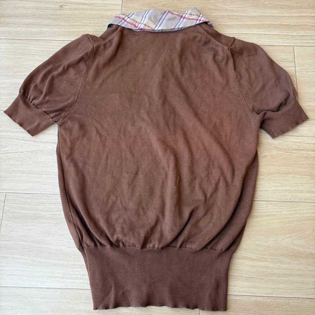 Vivienne Westwood 半袖ポロシャツ チェック襟