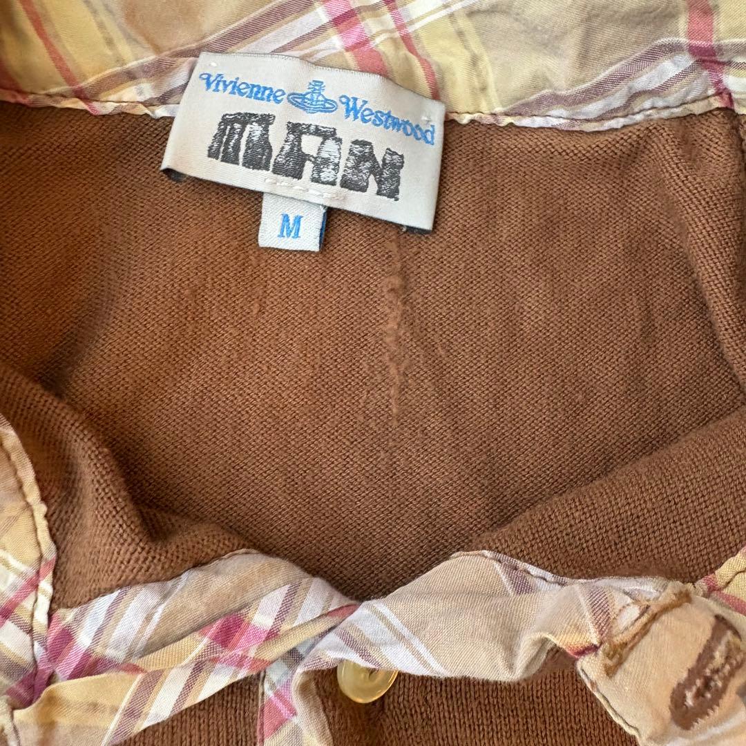 Vivienne Westwood 半袖ポロシャツ チェック襟
