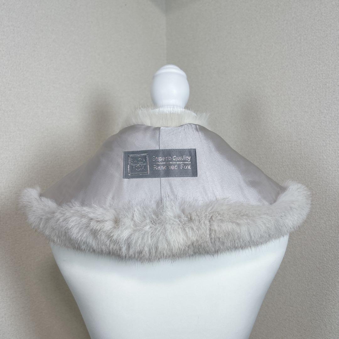kumachan　未使用級　サガフォックス　本毛皮　フォックス