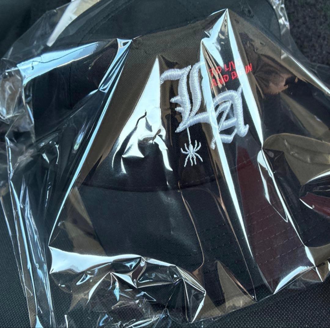 LA spider cap 山田蓮　森下直哉　着用　キャップ　CAP 黒