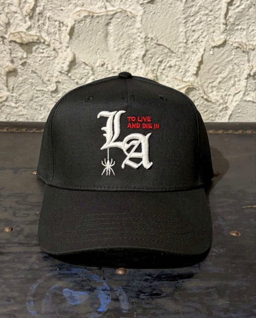 LA spider cap 山田蓮　森下直哉　着用　キャップ　CAP 黒