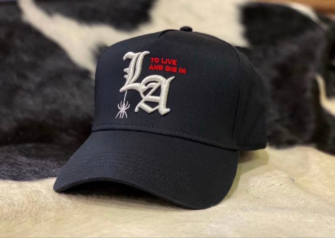 LA spider cap 山田蓮　森下直哉　着用　キャップ　CAP 黒