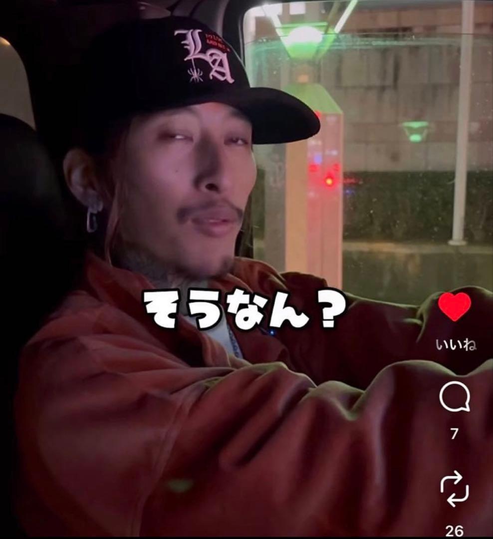LA spider cap 山田蓮　森下直哉　着用　キャップ　CAP 黒