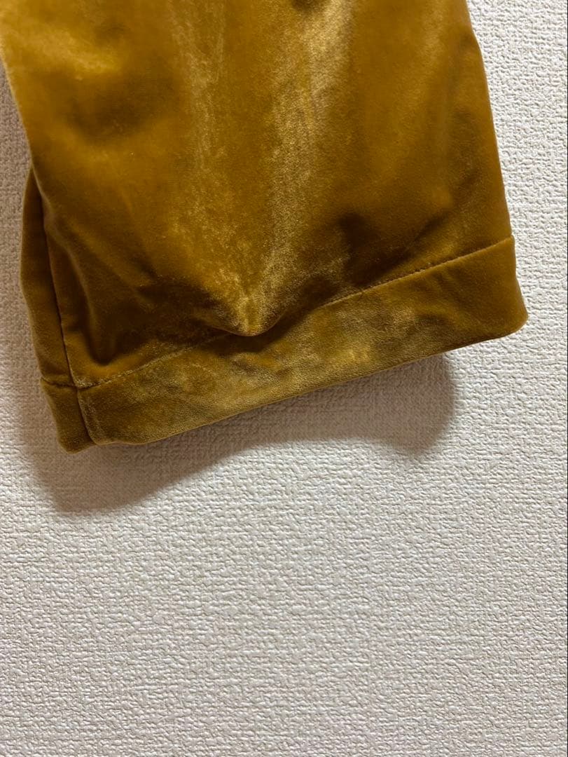 SASQUATCHfabrix. 24AW-PA9-014 ベロアトラックパンツ