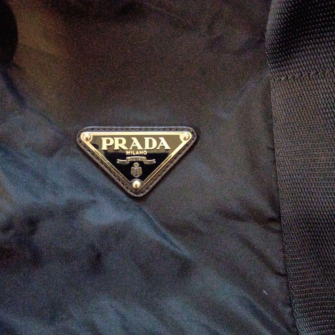 【美品】PRADA プラダ ボストンバッグ ナイロン ブラック