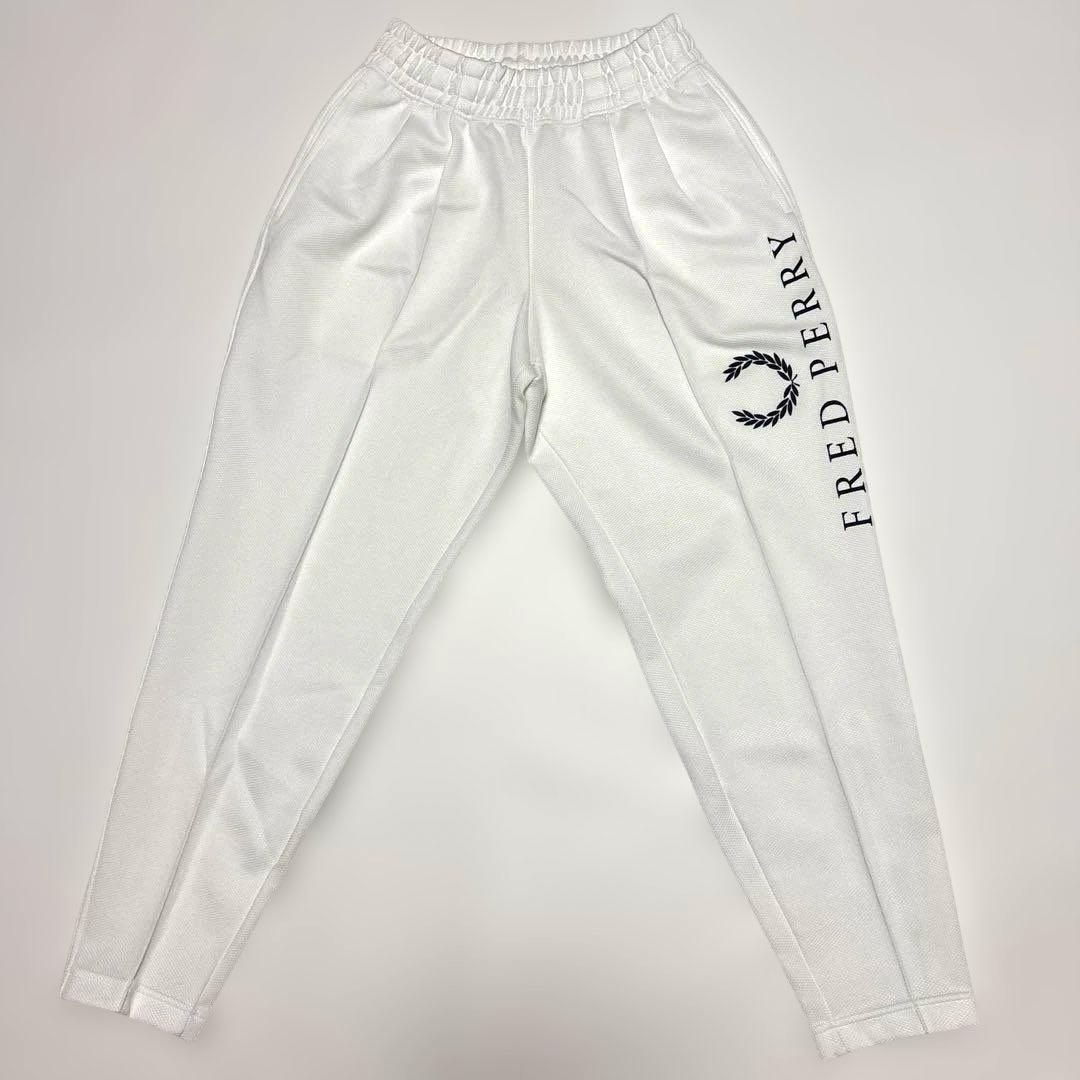 FRED PERRY ジャージセット ホワイト/ネイビー サイズL、S