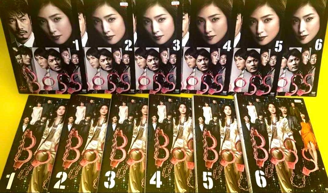 BOSS 1st season＋2nd SEASON DVD 全12巻★天海祐希