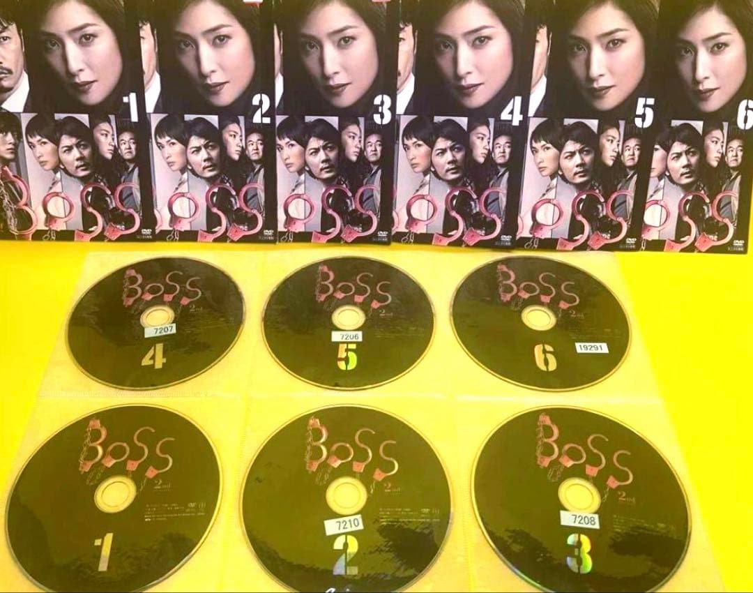 BOSS 1st season＋2nd SEASON DVD 全12巻★天海祐希