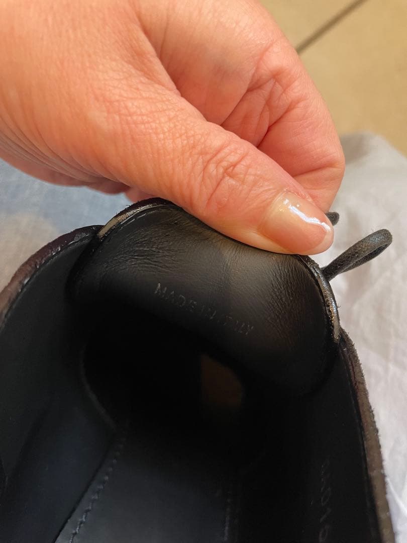 ルイ・ヴィトン 【美品】ブラック スエード ウェッジヒールブーツ