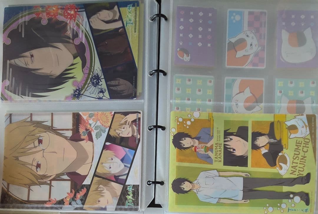夏目友人帳　カードダス　クリアビジュアルポスター　A5　コンプリート