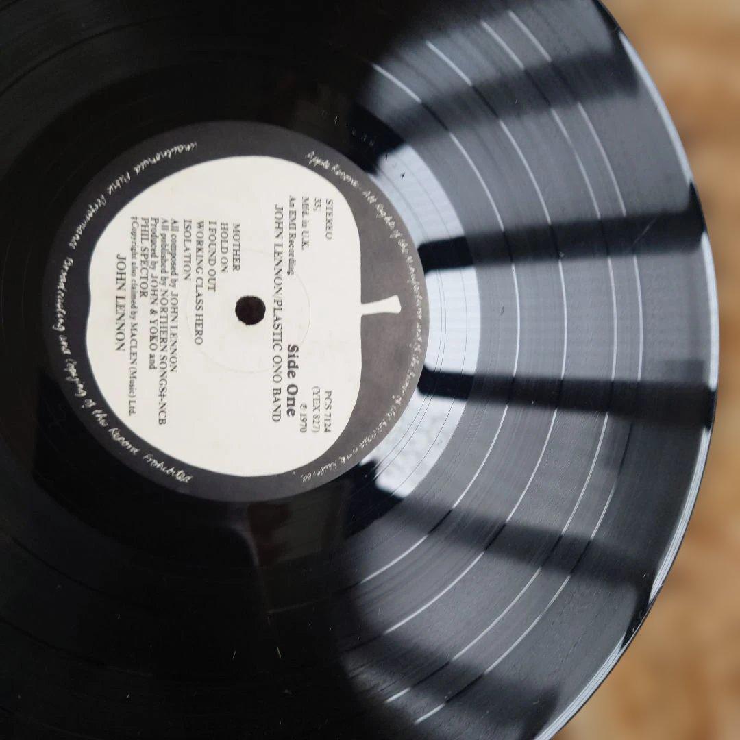 UK初回John Lennon Plastic Ono Band
