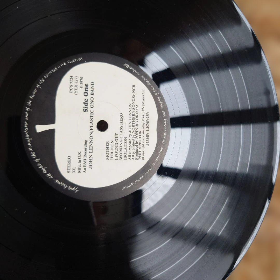 UK初回John Lennon Plastic Ono Band