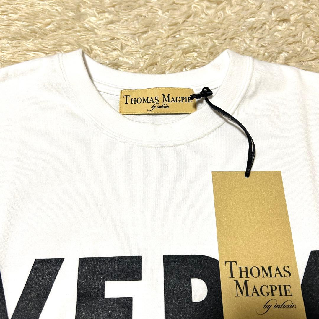 【新品未使用】トーマスマグパイ Tシャツ ロゴプリント オーバーサイズ 白