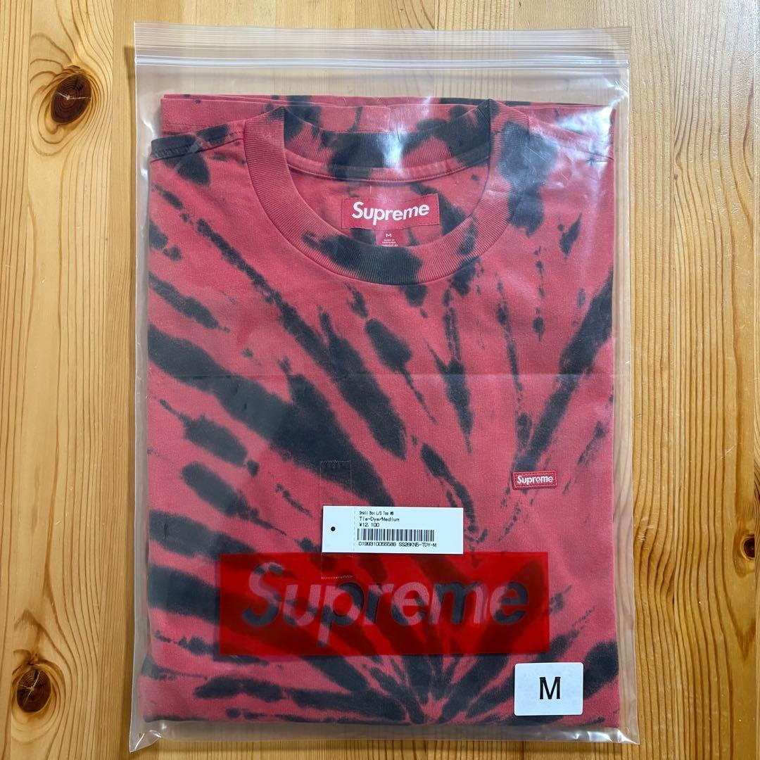 トップス Supreme Small Box Logo L/S Tee Tie Dye M