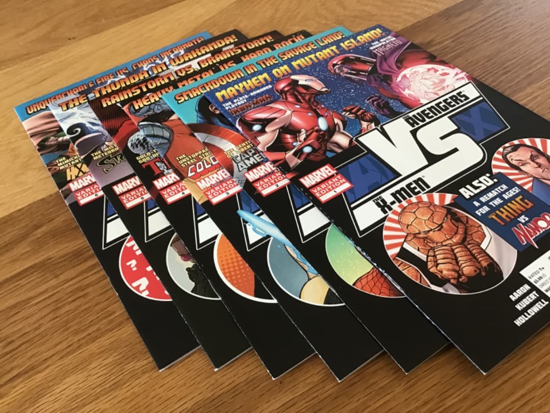 値下げ❗️AvX #1-6 アベンジャーズX-men コンプリート　アメコミリーフ