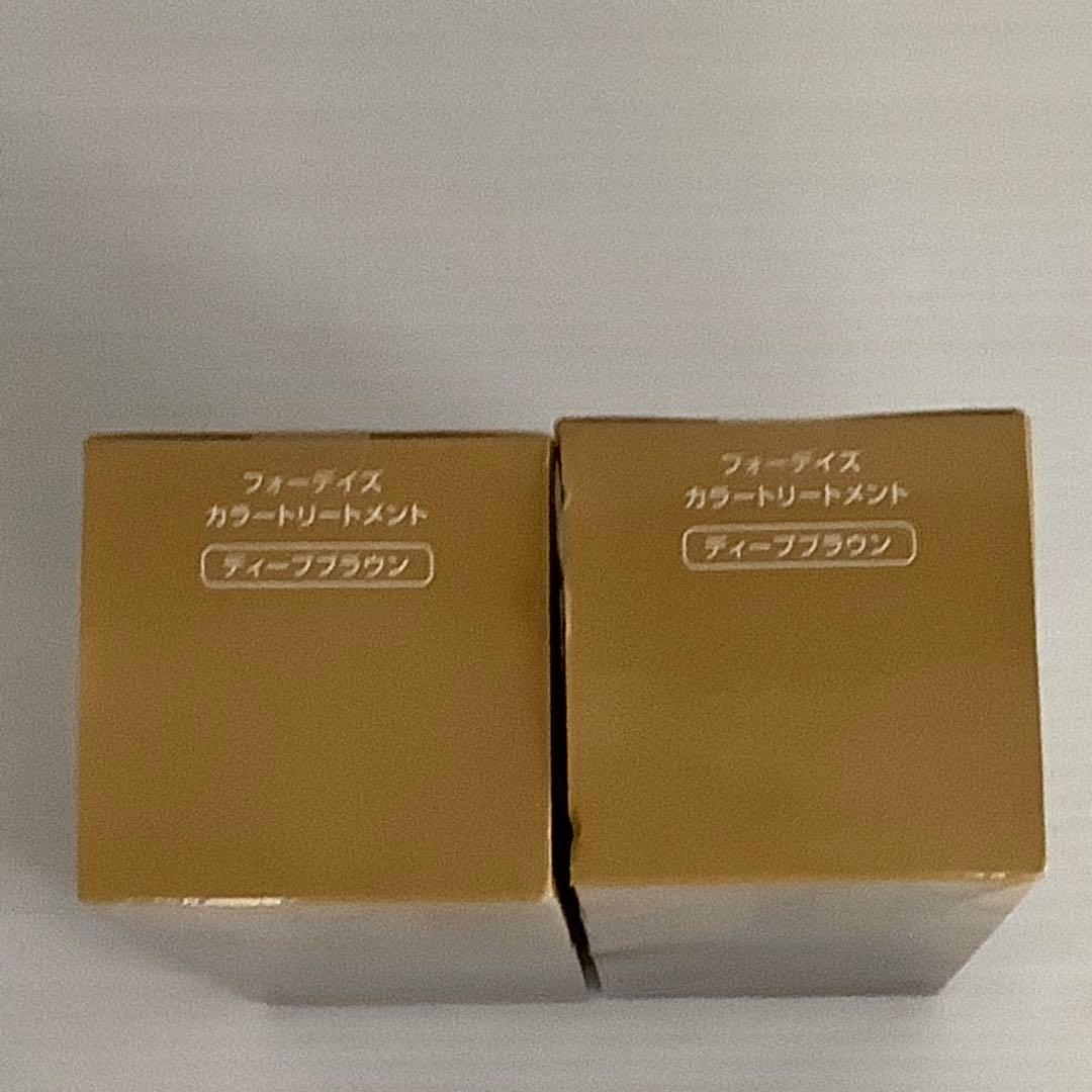 【新品】フォーデイズ カラートリートメントディープブラウン200g 2本白髪染め
