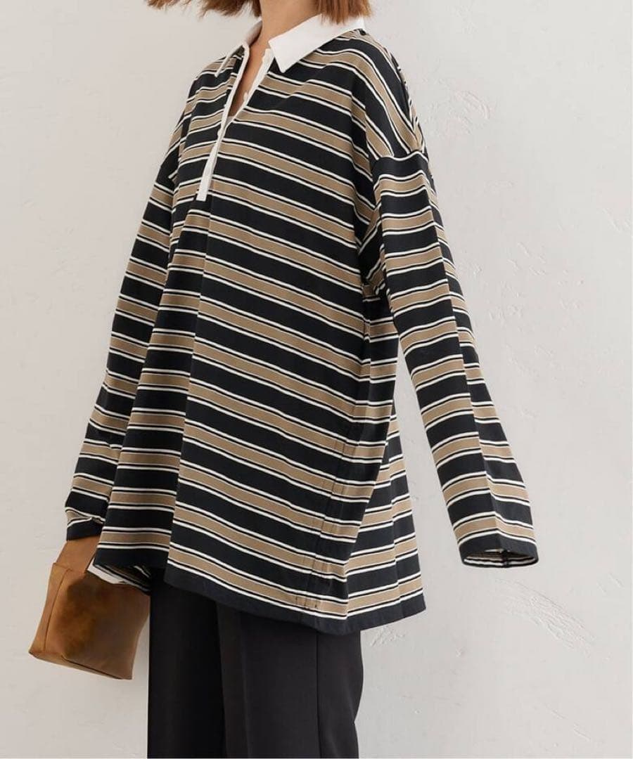 U by SPICK&SPAN オーバーサイズポロシャツ