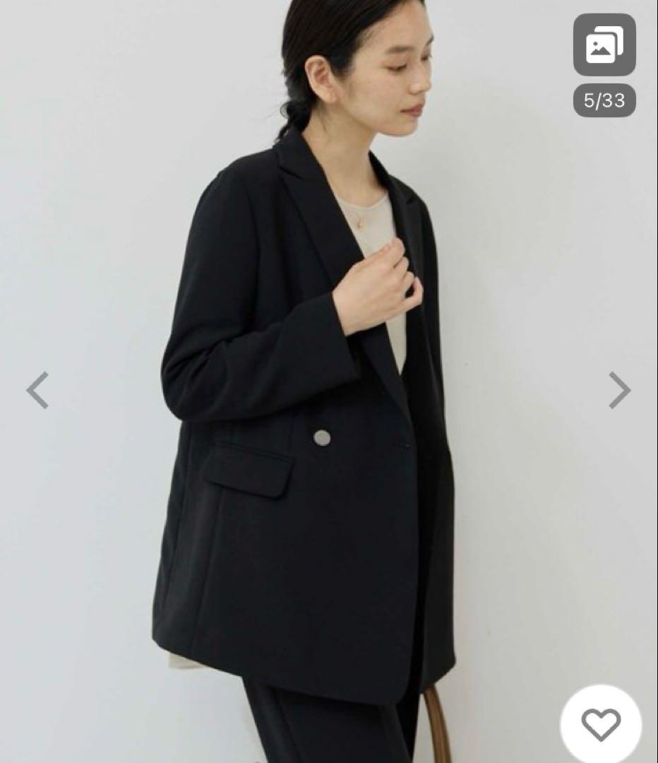 【美品】GALLARDA GALANTEジャージーテーラードジャケット Fr