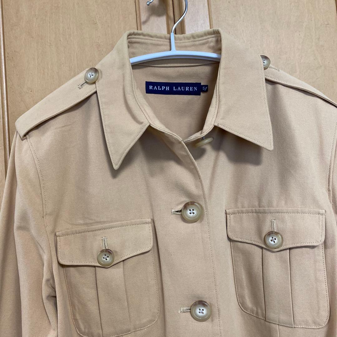 Ralph Lauren コットンベージュ ミリタリージャケット