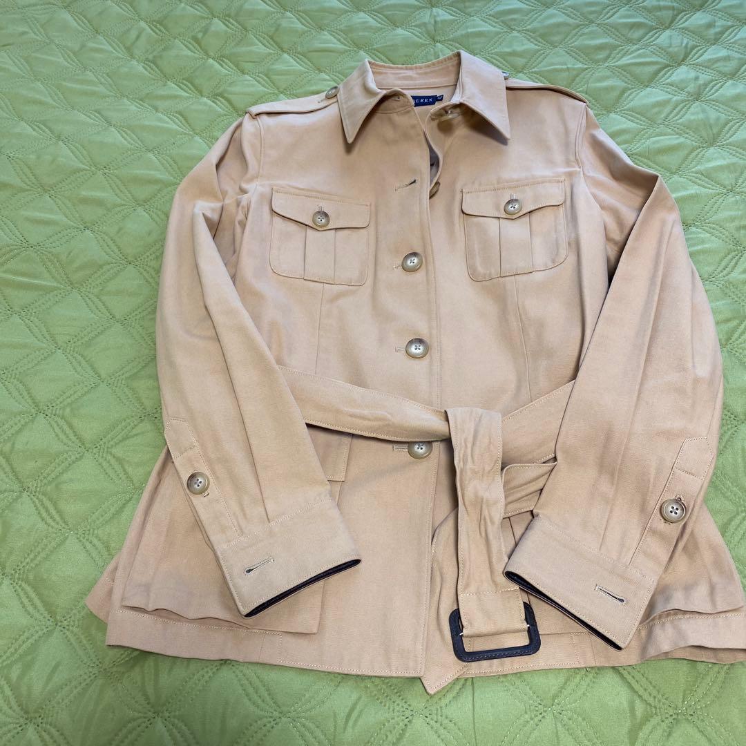 Ralph Lauren コットンベージュ ミリタリージャケット