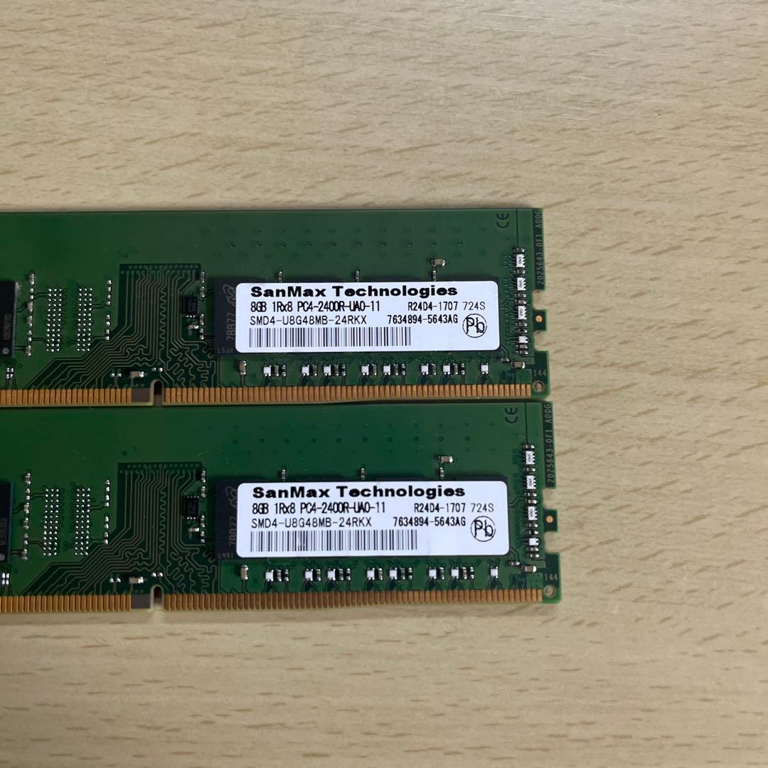 SanMax DDR4 2400MHz 16GB (8GBx2枚)