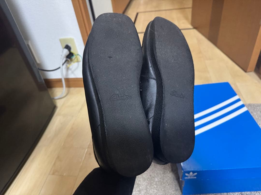 Clarks Wallabee ブラック モカシン