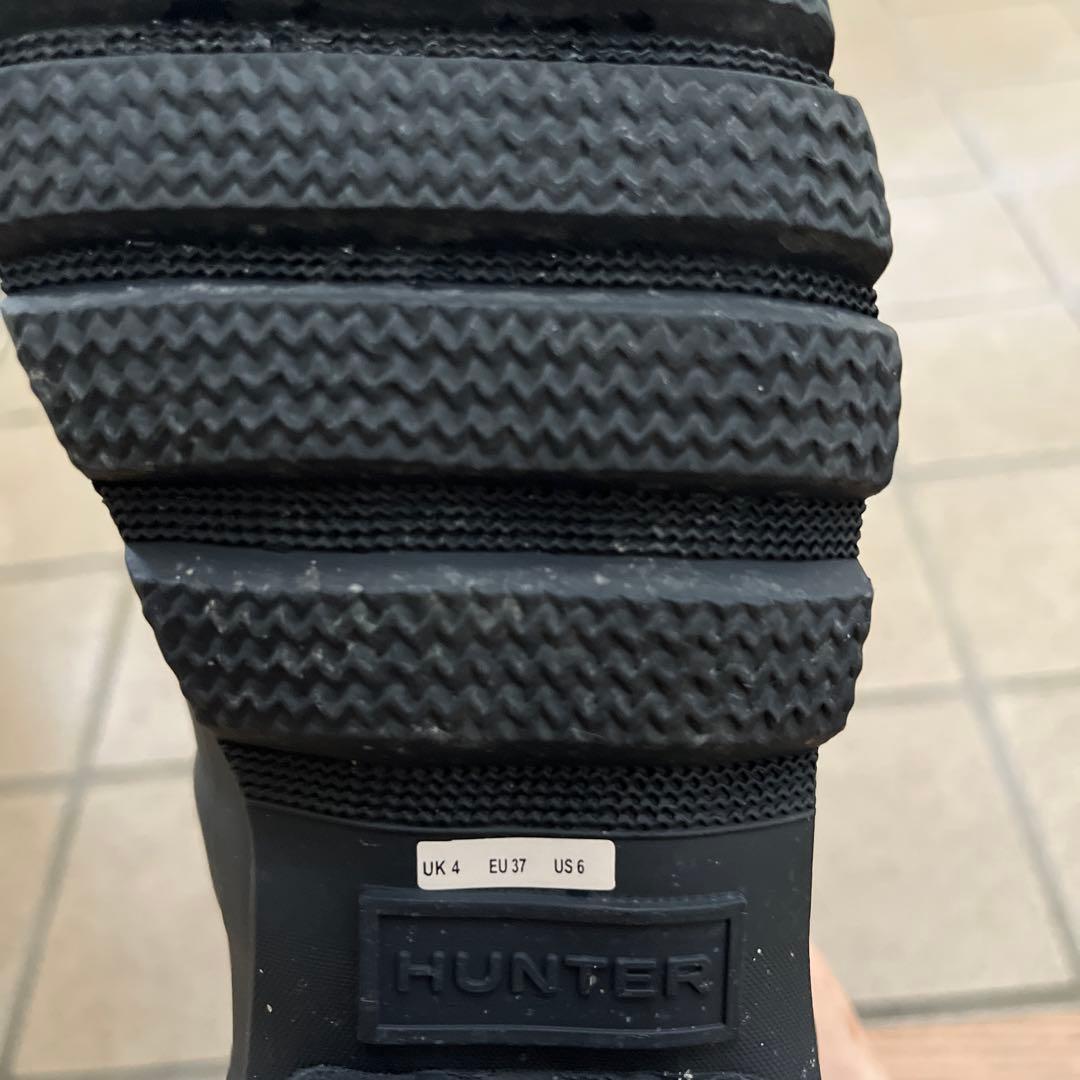 HUNTER ネイビー長靴レインブーツ