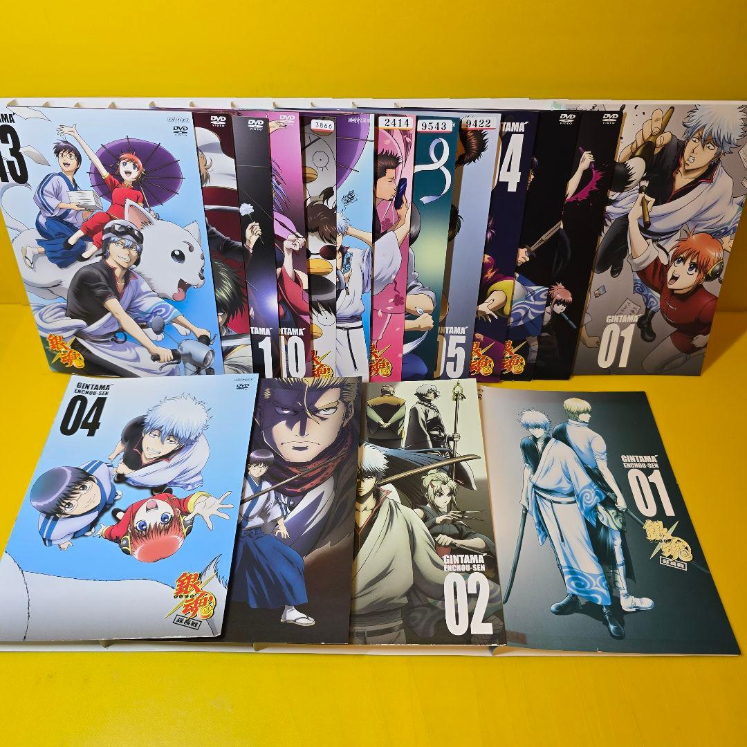 銀魂【DVD】銀魂' 全13巻、銀魂'延長戦 全4巻 全17巻セット