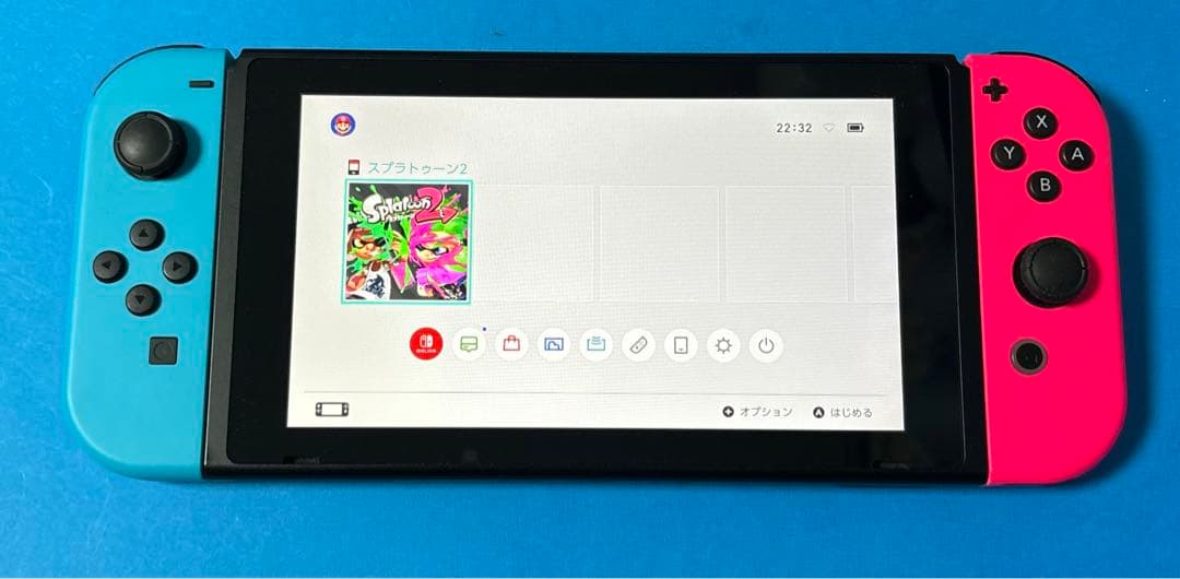 Nintendo Switch 本体　ネオンブルー、ピンク　バッテリー強化版