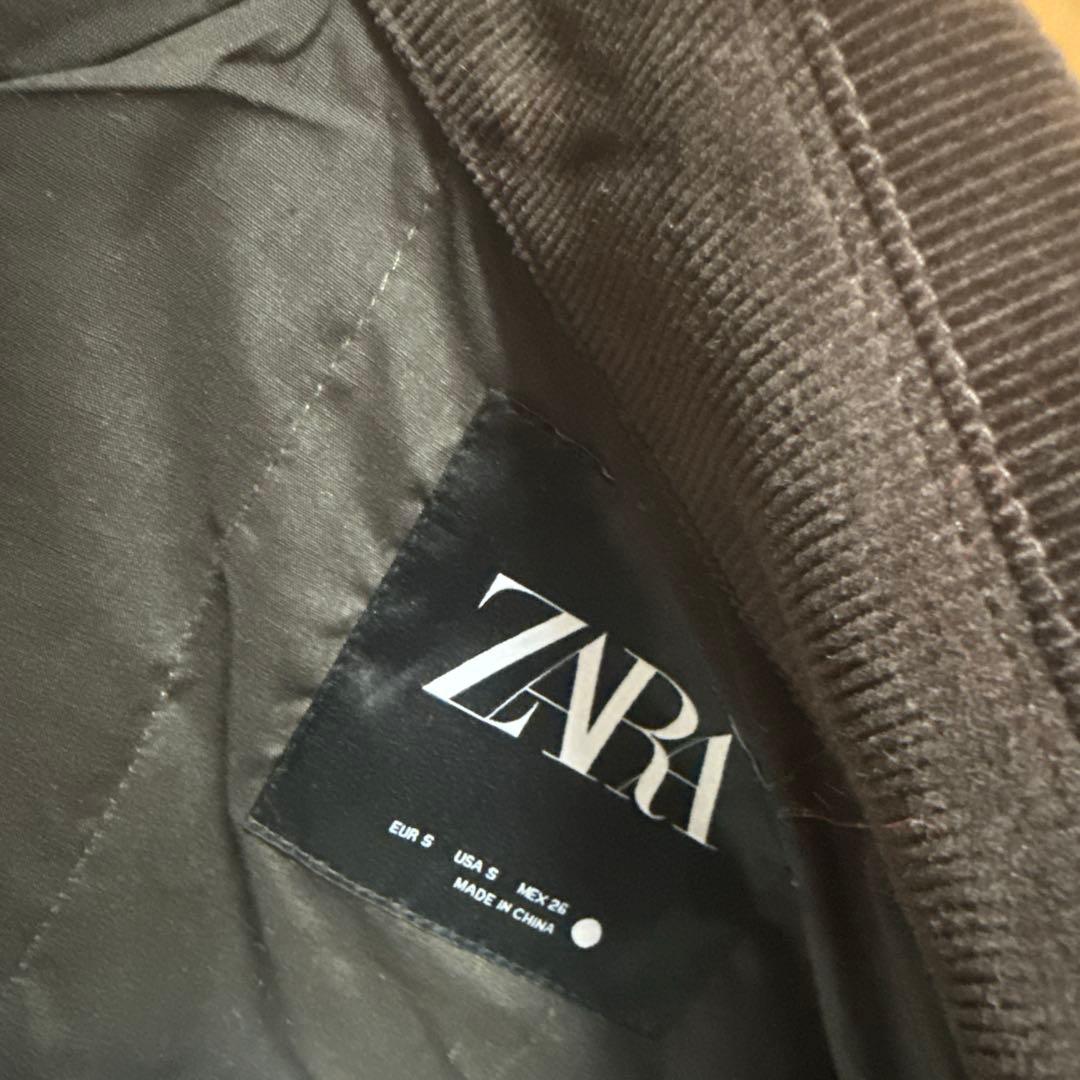 タイムセール‼︎新品　ZARA ワックスフィニッシュ　コーデュロイ　ミリタリー