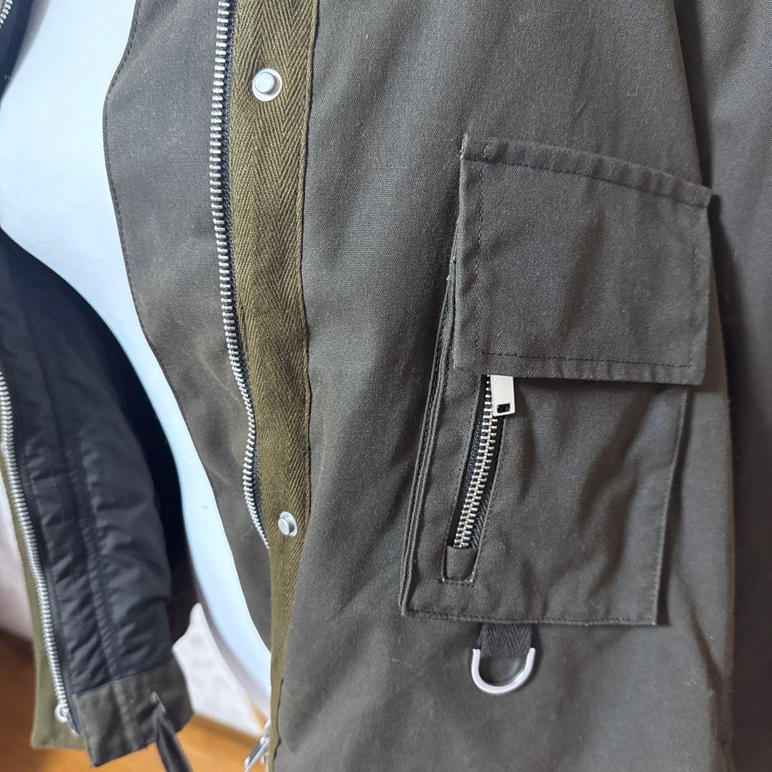 タイムセール‼︎新品　ZARA ワックスフィニッシュ　コーデュロイ　ミリタリー