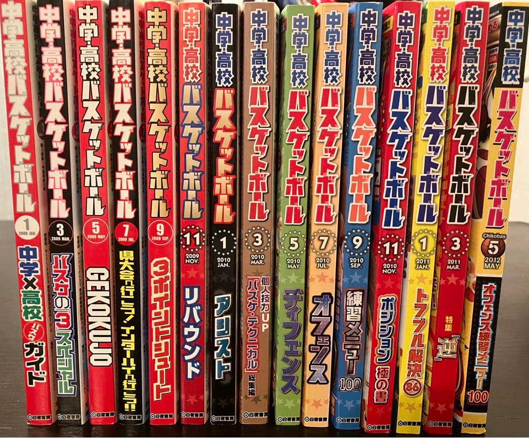 中学バスケットボール　雑誌　29冊セット　2006年〜2012年まで