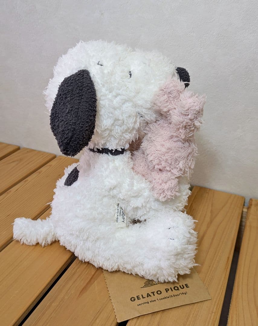 ジェラートピケ ぬいぐるみ スヌーピー バニー
