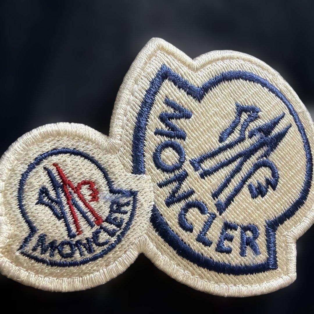 【確実正規品】MONCLER モンクレール ダブルワッペン Tシャツ 黒 L