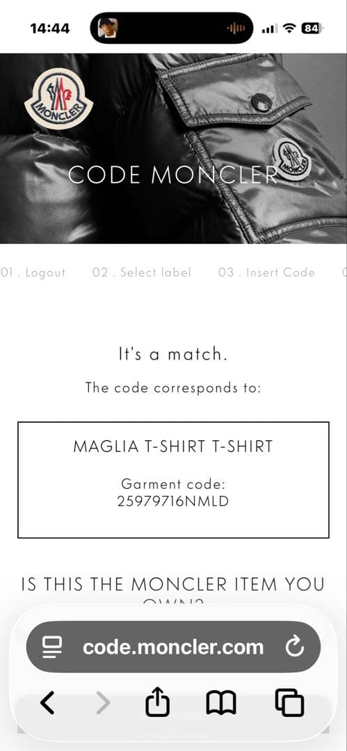 【確実正規品】MONCLER モンクレール ダブルワッペン Tシャツ 黒 L