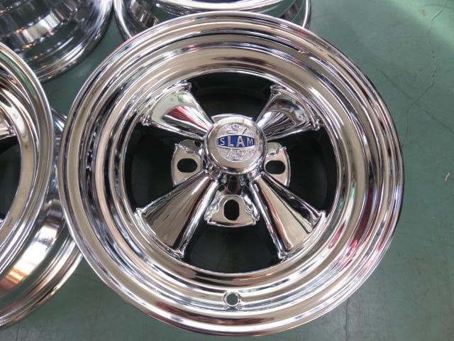 新品 SLAM S/S CRAGAR TYPE 13X5.5 4H 4本