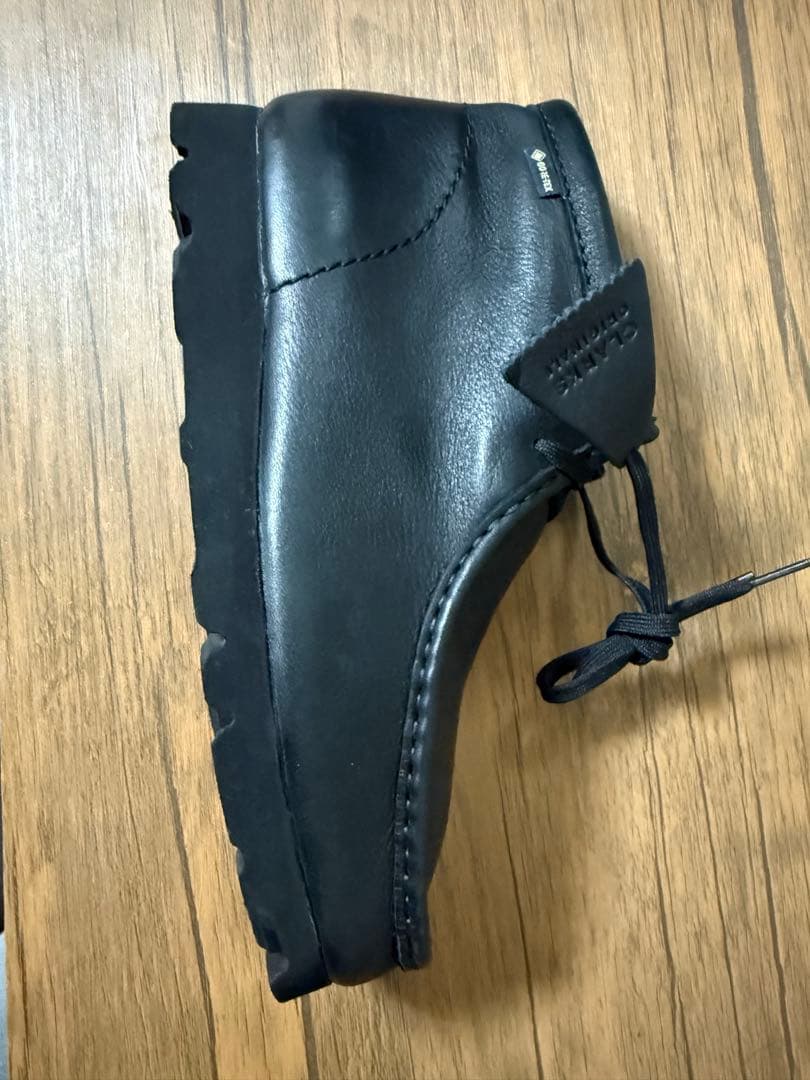 【美品/付属品完備】クラークス ワラビー GTX ゴアテックス UK8 黒