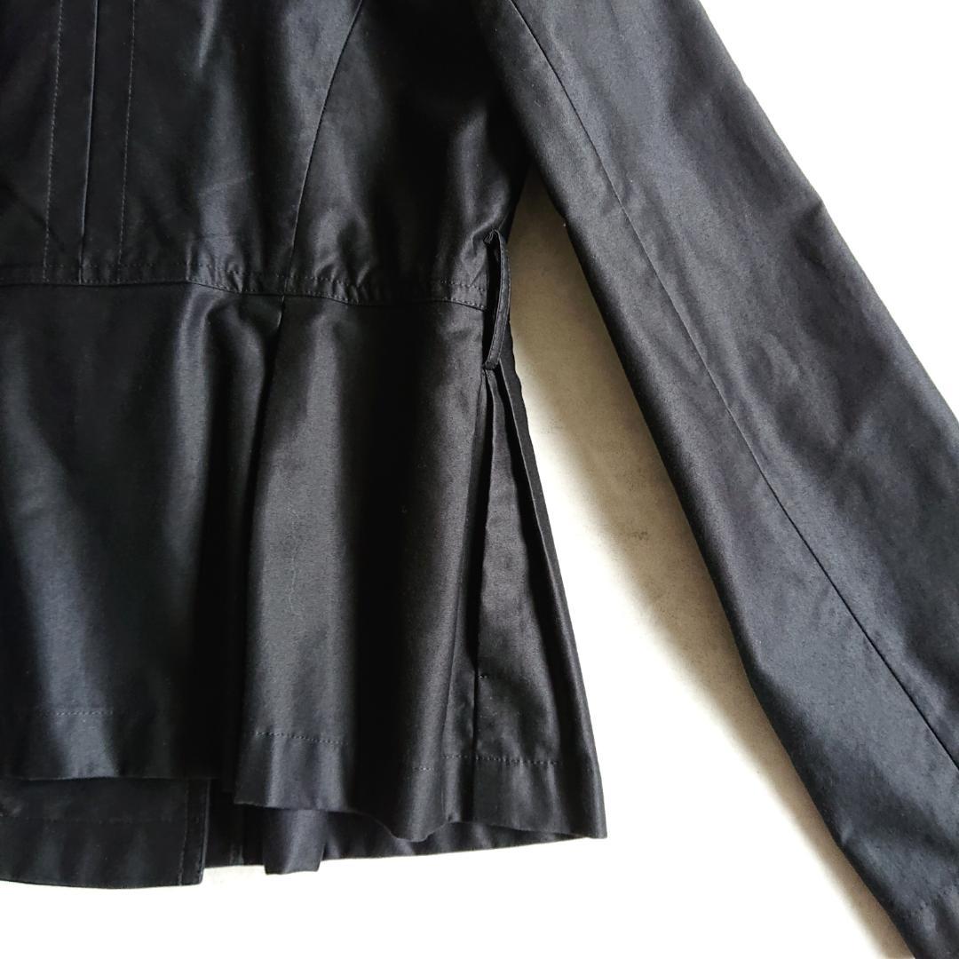 TO BE CHIC トゥービーシック タックフレアジャケット 黒 42