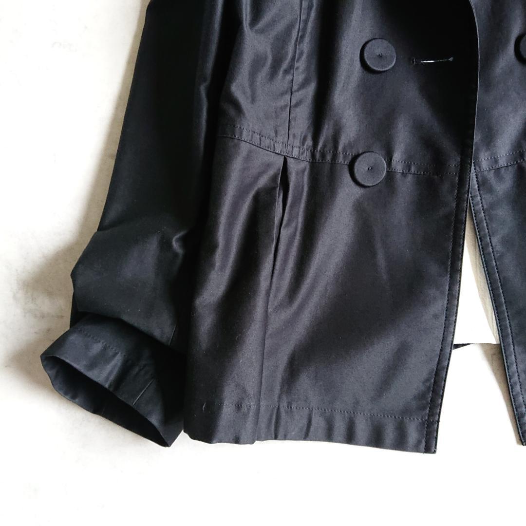 TO BE CHIC トゥービーシック タックフレアジャケット 黒 42