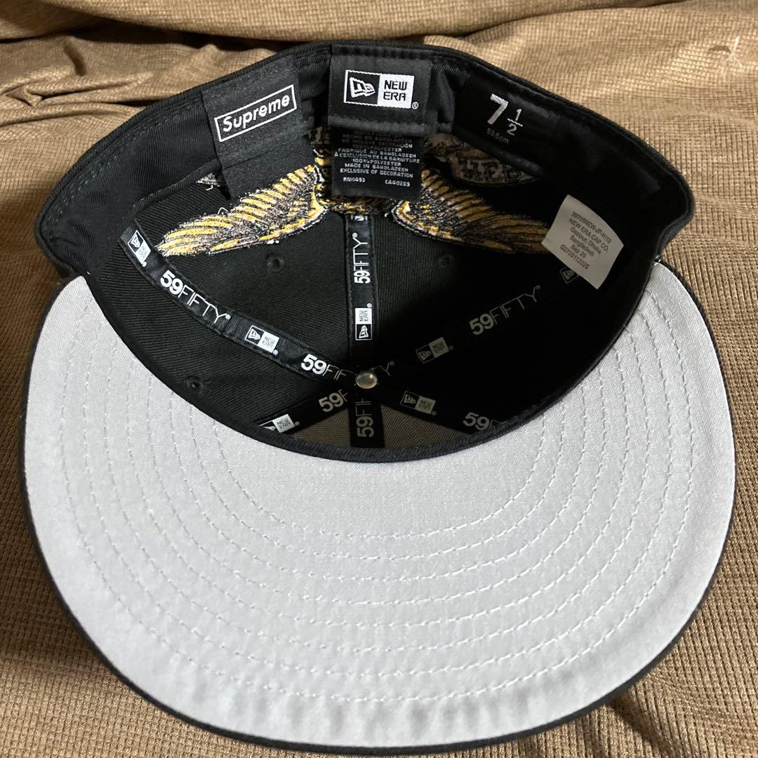 supreme アンタイヒーローNew Era 59FIFTY キャップ