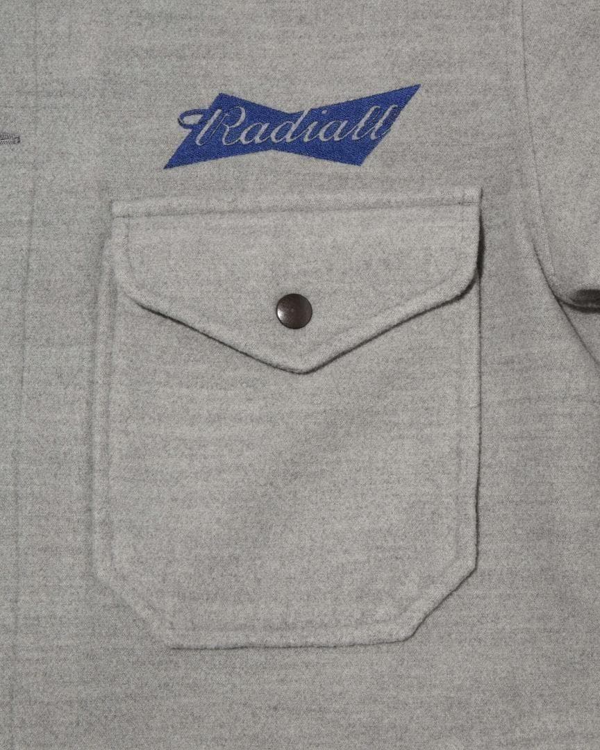 [サイズL]25AW新品未使用RADIALL ラディアル メルトンCPOシャツ