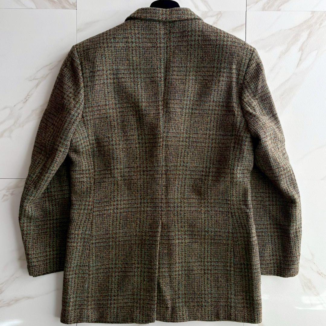 60s◆激レア Dunn&Co ハリス ツイード テーラードジャケット 胡桃