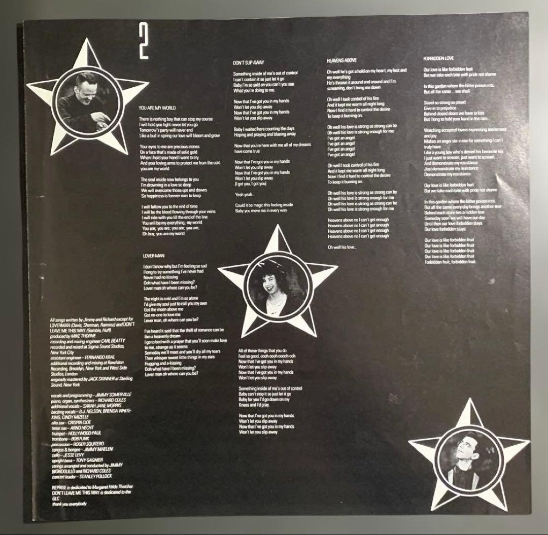 Communards / Communards 日本盤LP 見本盤