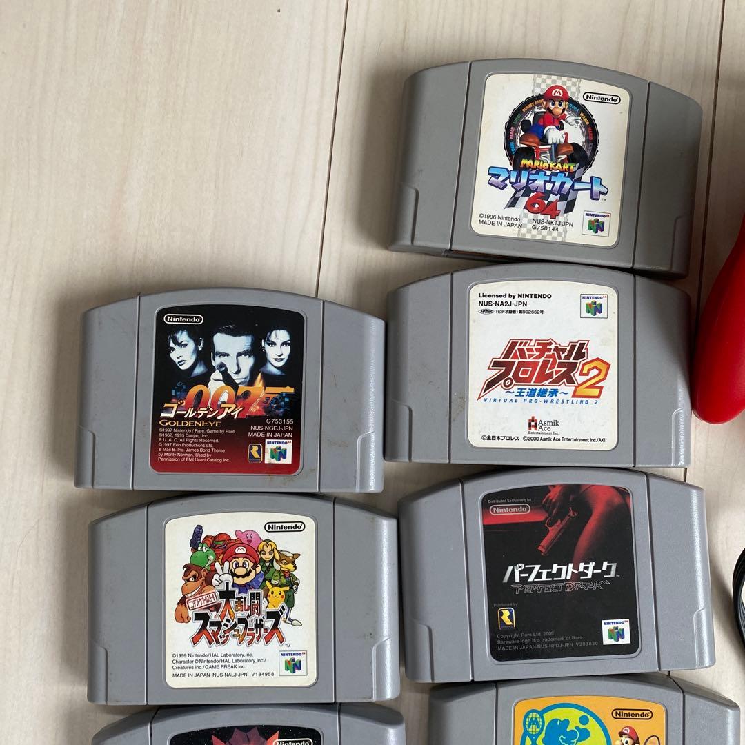 Nintendo64本体コントローラー４個　ソフト13本セット