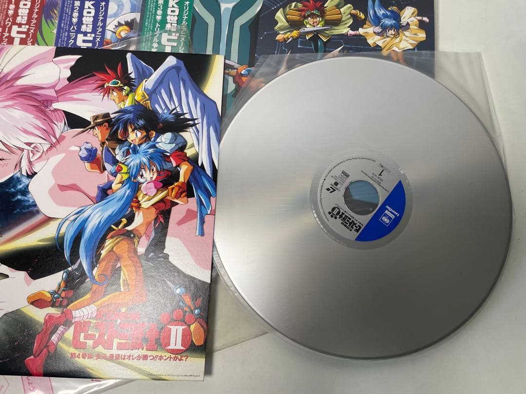 12.レーザーディスクレア盤 90s 当時物KO世紀 ビースト三獣士LD 計7枚