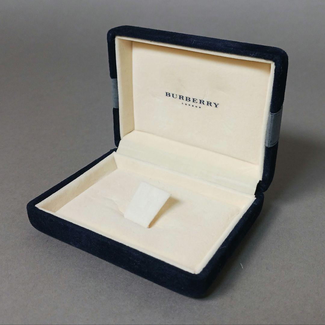 【良品】BURBERRY LONDON バーバリー カフス ブルーチェック