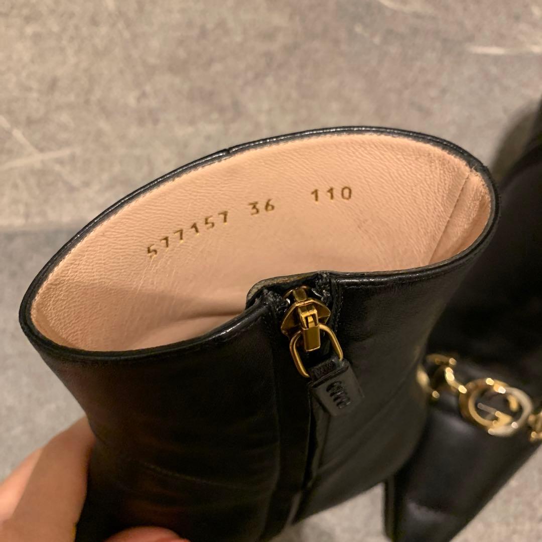 GUCCI ショートブーツ　36
