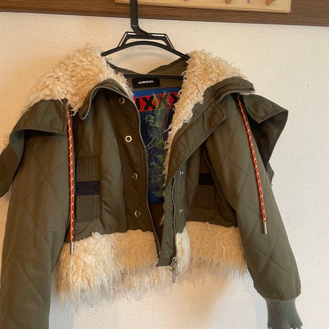 最終値下げ！DIESEL ミリタリージャケット ブルゾン　カーキ